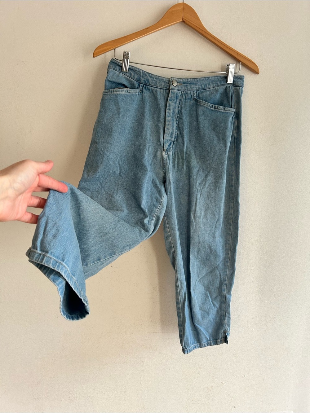 Vintage bill Blass high waisted denim capris
